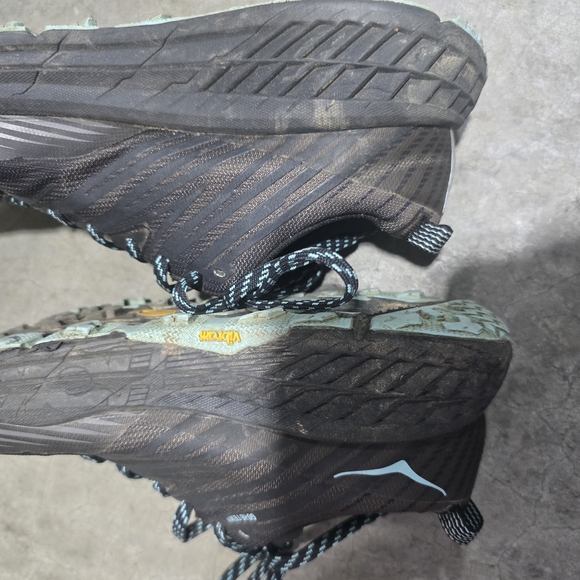 Hoka One One Shoes - Hoka‎ One One Black and Blue Athletic Shoes